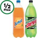 Pepsi-Solo-Sunkist-or-Mountain-Dew-Soft-Drink-Varieties-125-Litre Sale