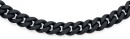 Stainless-Steel-55cm-Black-Plated-Matte-Curb-Gents-Chain Sale