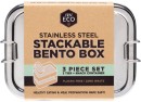 Ever-Eco-Bento-Box-Stackable-Bento-2-Tier-Mini-Snack-Container-1200ml Sale