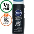 Nivea-Men-Active-Clean-3-In-1-Shower-Gel-Body-Wash-500ml Sale