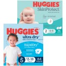 Huggies-Infant-or-Newborn-Nappies-Pk-96-108-or-Ultra-Dry-Nappies-Pk-60-90 Sale