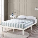 Zinus-Timber-Wood-Bed-Frame-All-Sizes-White Sale