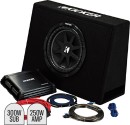 Kicker-10-Subwoofer-in-Slim-Enclosure-Plus-Amplifier-Wiring-Kit Sale