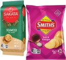 Sakata-Rice-Crackers-8090g-Smiths-Crinkle-Cut-Chips-or-Doritos-Cheese-Supreme-Corn-Chips-45g-Selected-Varieties Sale