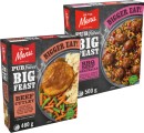 On-The-Menu-Pub-Faves-Big-Feast-Frozen-Meal-480500g-Selected-Varieties Sale