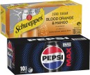 Pepsi-or-Solo-Soft-Drink-or-Schweppes-Sparkling-Water-10x375mL Sale