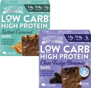 Mayvers-Protein-Bars-Salted-Caramel-or-Choc-Fudge-Brownie-128g Sale