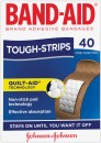 Band-Aid-Tough-Strips-40-Sterile-Fabric-Strips Sale