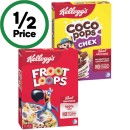 Kelloggs-Coco-Pops-Chex-Cereal-500g-Froot-Loops-460g-or-Just-Right-740g Sale