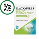 Blackmores-Energy-B12-Rapi-Melt-Tablets-Pk-60 Sale