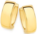 9ct-Gold-10mm-Polished-Huggie-Earrings Sale