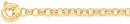 9ct-Gold-19cm-Solid-Belcher-Bolt-Ring-Bracelet Sale