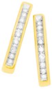 9ct-Gold-Diamond-Huggie-Earrings Sale