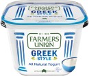 Farmers-Union-Greek-Style-Yogurt-1kg-Selected-Varieties Sale