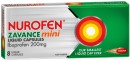 Nurofen-Zavance-Mini-Ibuprofen-200mg-Liquid-Capsules-8-Pack Sale