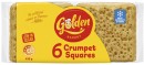 Golden-Crumpet-Squares-6-Pack-425g Sale