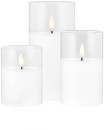 Maxwell-Williams-Lets-Get-Lit-LED-Flameless-Wax-Candle-Glass-Hurricane-Set-of-3-White Sale