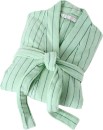Vue-Pinstripe-Bathrobe-Forest Sale