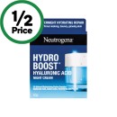 Neutrogena-Hydro-Boost-Hyaluronic-Acid-Night-Cream-Face-Moisturiser-50g Sale