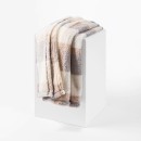 Check-Teddy-Fleece-Throw-Grey Sale