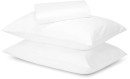 500-Thread-Count-Australian-Grown-Cotton-Sheet-Set-Queen-Bed-White Sale