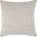 60cm-Boucle-Piped-Cushion-Brown Sale