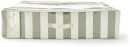 Linen-Look-Underbed-Collapsible-Box-Green-Stripe Sale