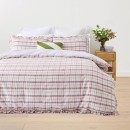 Isha-Gingham-Cotton-Reversible-Quilt-Cover-Set-Super-King-Bed Sale