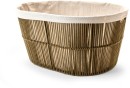 Rope-Laundry-Basket-with-Liner-Green Sale