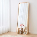 Oak-Look-Mirror-with-Stand-170cm-x-60cm Sale