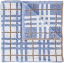 Cotton-Check-Bath-Towel-Blue Sale