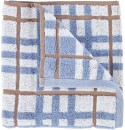 Cotton-Check-Hand-Towel-Blue Sale