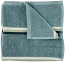 Blue-Reversible-Cotton-Stripe-Hand-Towel Sale