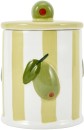 Mediterranean-Olive-Stripe-Candle Sale