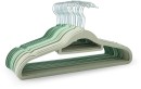 30-Pack-Flocked-Hangers-Green Sale