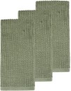 3-Pack-Fern-Green-Ribbed-Terry-Tea-Towels Sale