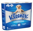 Kleenex-Complete-Clean-Toilet-Tissue-9-Pack Sale