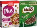 Nestl-Milo-Wholegrain-Cereals-330350g-or-Uncle-Tobys-Plus-Cereal-410435g-Selected-Varieties Sale