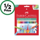 Faber-Castell-Triangular-Colour-Pencils-Pk-24 Sale