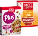 Uncle-Tobys-Plus-Cereal-410435g-or-Big-Bowl-Oats-Quick-Sachets-8-Pack-Selected-Varieties Sale