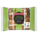 Woolworths-Indulgent-Apple-Cinnamon-Hot-Cross-Buns-Pk-4 Sale