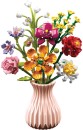 Flower-Love-Pink-Vase-Large-Bouquet-109pcs Sale
