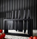The-Custom-Chef-Baccarat-ID3-BLACK-SAMURAI-SYO-Knife-Block-9-Piece-Black Sale