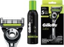 Gillete-Labs-Exfoliating-Bar-Handle-2-Blade-Refills-or-Quick-Rinse-Shave-Foam-240mL Sale