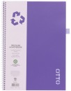 Otto-A4-120-Page-Spiral-Notebooks-Purple Sale