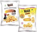 Vege-Chips-100g-or-Rice-Crackers-75g Sale