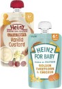 Heinz-4-Months-6-Months-or-8-Months-Baby-Food-Pouch-120g Sale