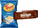 Arnotts-Tim-Tam-Chocolate-Biscuits-165200g-Thins-Chips-150175g-or-Mission-Tortilla-Corn-Chips-230g-Selected-Varieties Sale