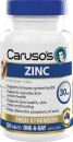 Carusos-Zinc-30mg-120-Tablets Sale
