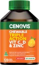 Cenovis-Chewable-Triple-Action-Vit-C-D-Zinc-120-Tablets Sale